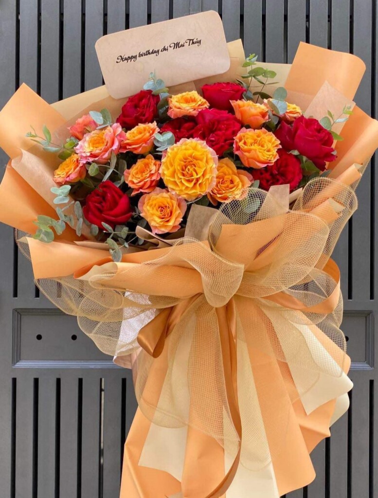 Bó hoa đẹp tại shop hoa Đan Phượng
