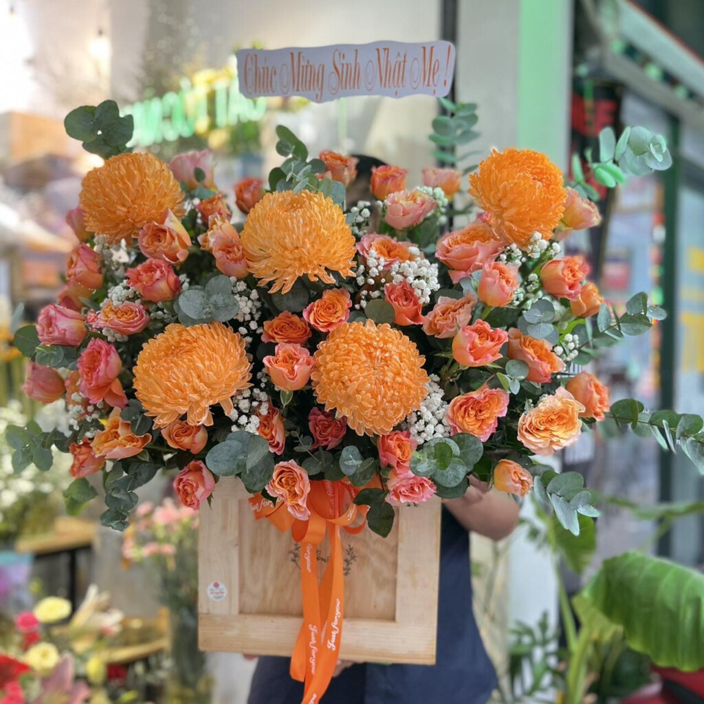 Dịch vụ hoa tươi Mê Linh giao hoa hỏa tốc