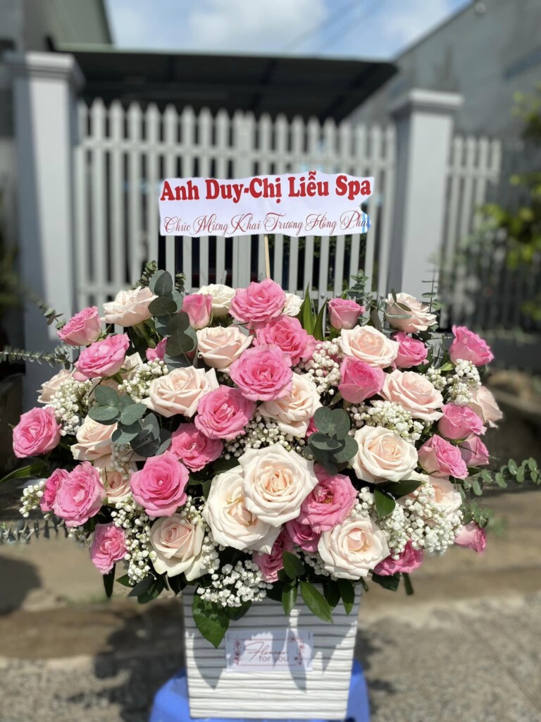 Giỏ hoa đẹp tại shop hoa tươi Chương Mỹ