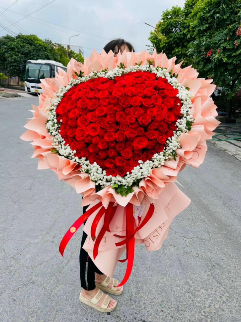 bó hoa hình trái tim tại Phường Phúc La Hà Đông