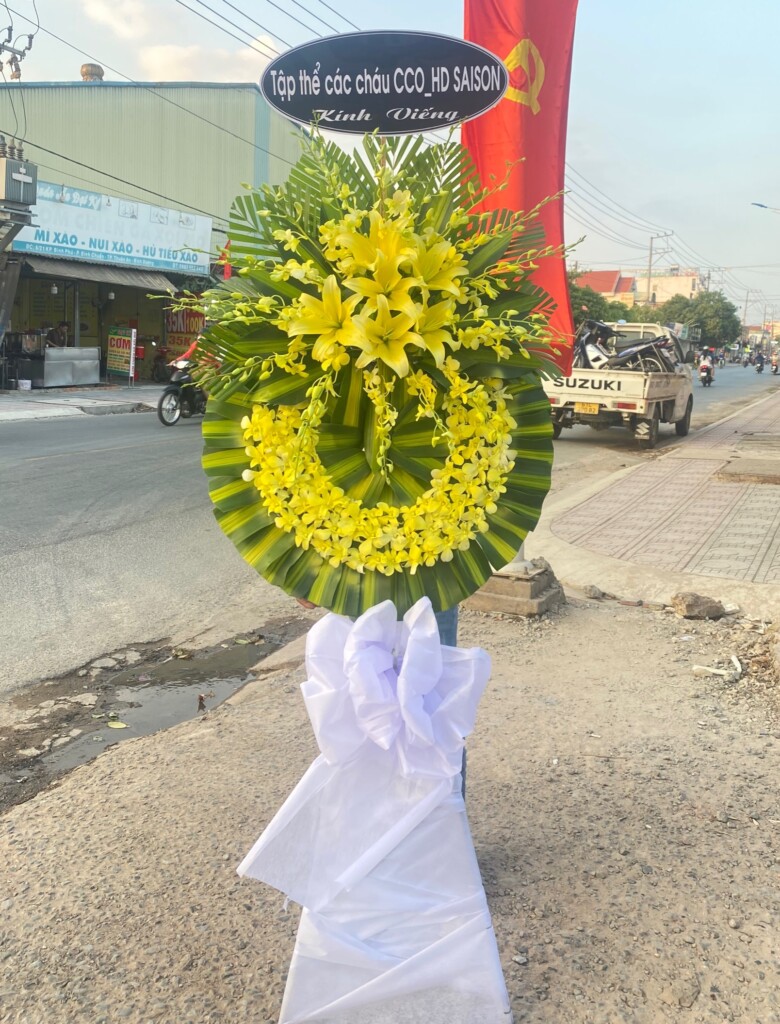 Hoa tang lễ tại tiệm hoa Rạch Giá