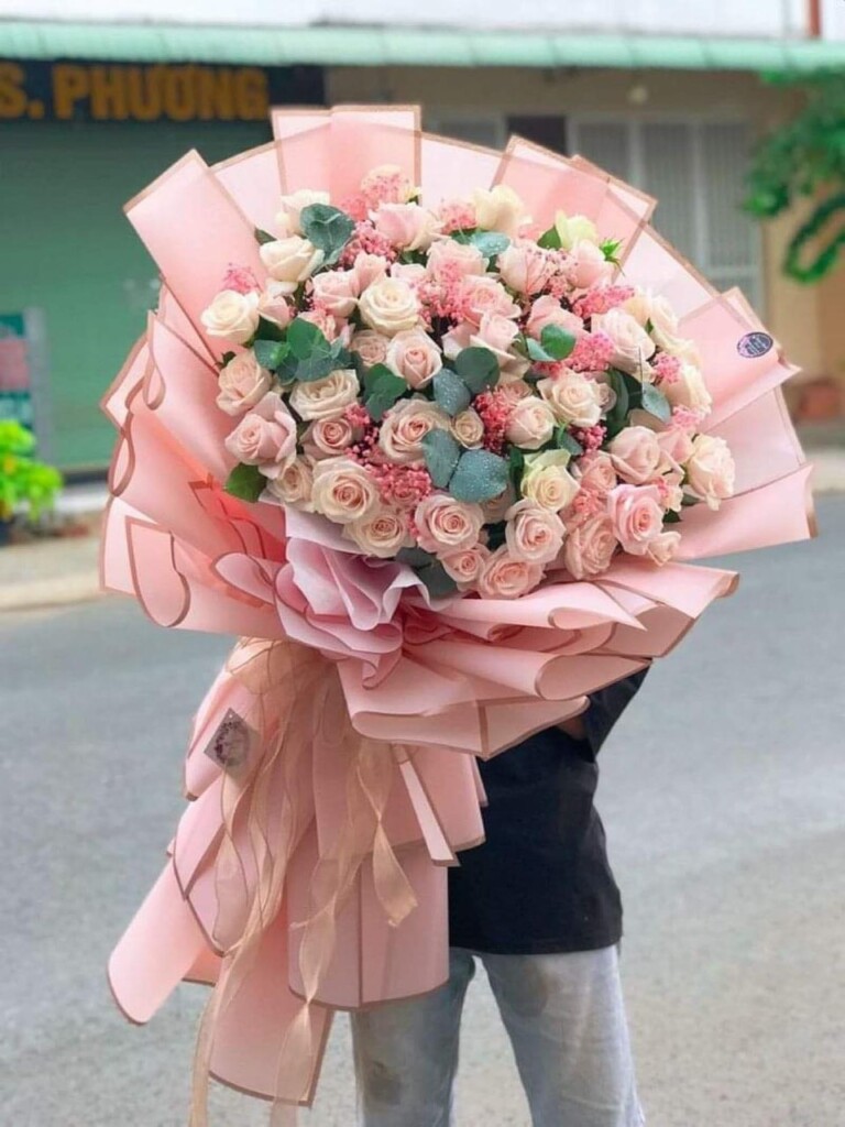 Bó hoa xinh tại tiệm hoa Sơn Tây