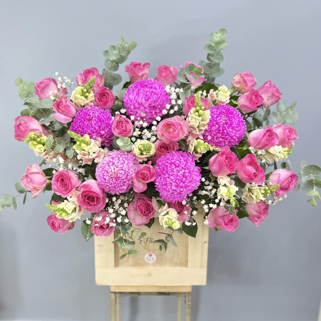 Giỏ hoa đẹp tại Shop Hoa Tươi Đà Lạt